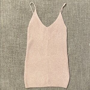 American Eagle Outfitters Light Tan/cream sweater tank